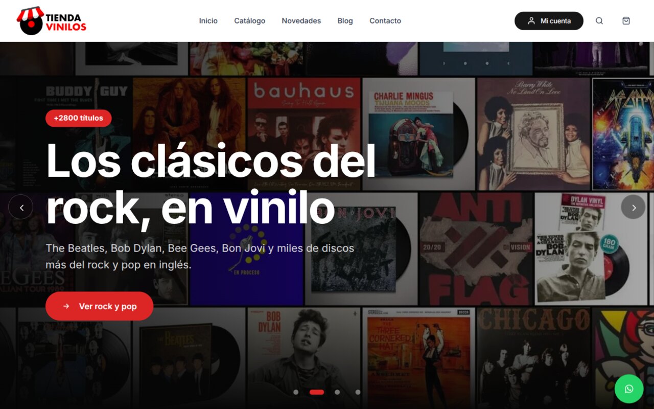 Portada de Tienda Vinilos (tiendavinilos.cl)